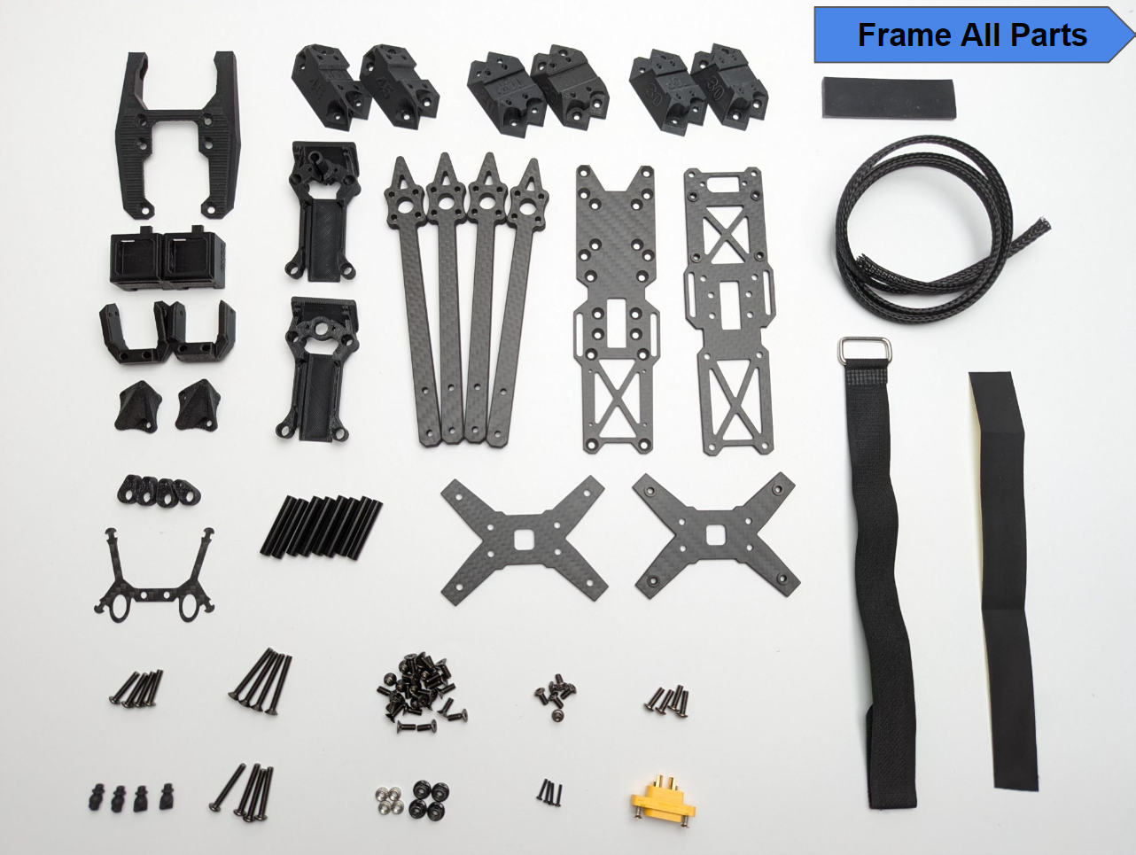 Open Source Grasshopper5 5 inch Long Range FPV Frame Kit