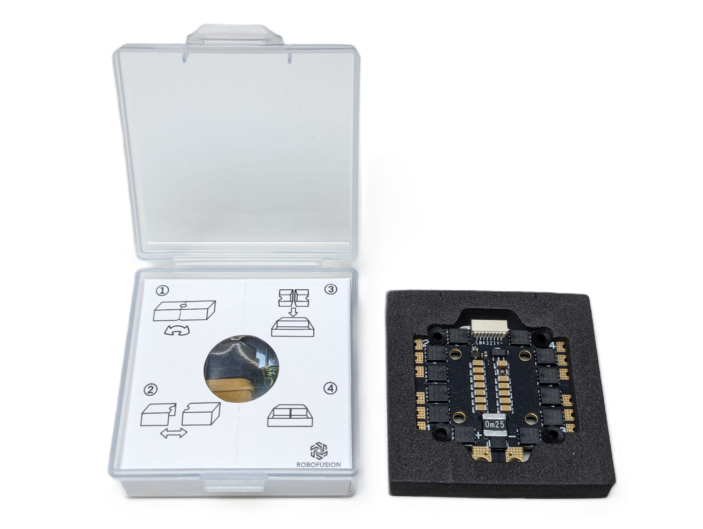 4 in 1 ESC 50A 2-6s Mico Air Electronic Speed Controller Bluejay Firmware with Double Hole Spacing for FPV RC Drone