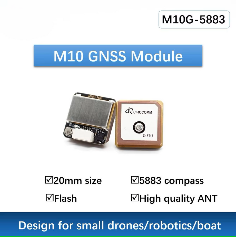 MicoAir M10G-5883 M10 GPS with Compass QMC5883L Module for FPV / Racin ...