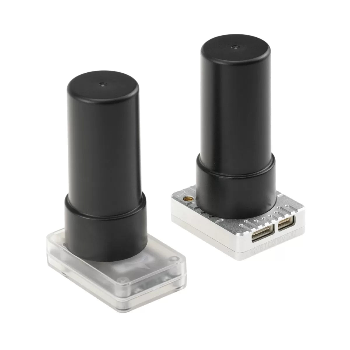MicoAir MA-RTK rover modules with quad-helix antennas — choose 626, 982 or F9P
