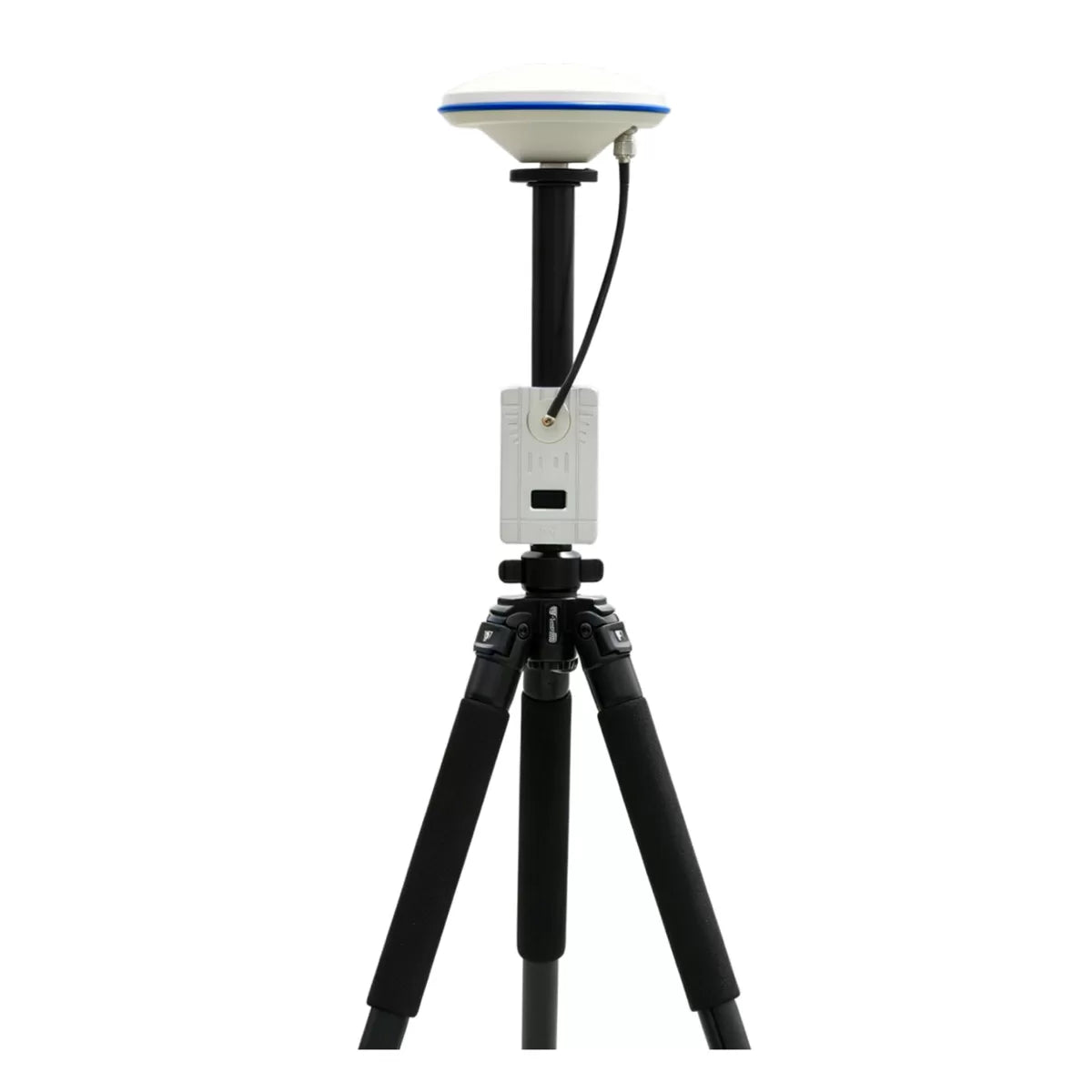 MicoAir MA-RTK-BASE station on tripod — included in every RTK Complete System Bundle